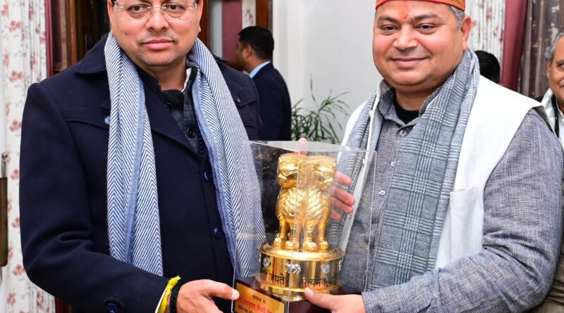 उत्तराखंड के जल मुद्दों पर केंद्रीय मंत्री और सीएम धामी की चर्चा