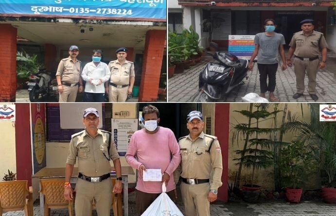 दून पुलिस का नशा तस्करों पर शिकंजा, चरस और अवैध शराब के साथ तीन गिरफ्तार