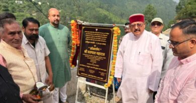 बरसूण्ड देवता ग्राम समूह पम्पिंग पेयजल योजना से चालीस छोटे बडे़ गांव होंगे लाभान्वित- महाराज